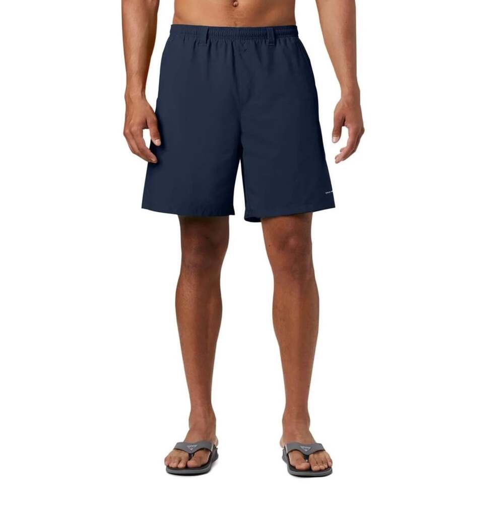 Columbia PFG Omni-Shade Navy Blue Water Shorts Men's Size 32